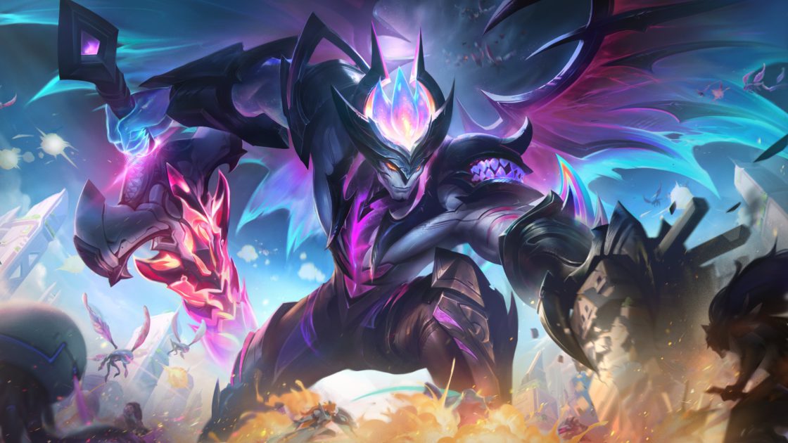 Imagem da skin Aatrox Primordiano