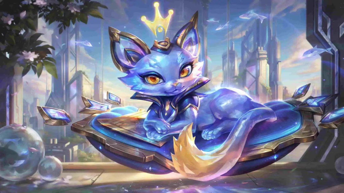 Splash Art para Yuumi Gata Cibernética de Prestígio