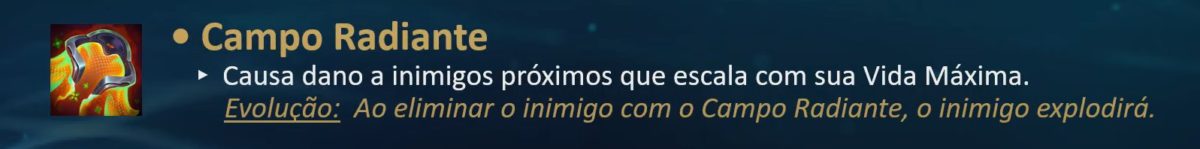 Imagem de um dos aprimoramentos do Modo Enxame do LoL