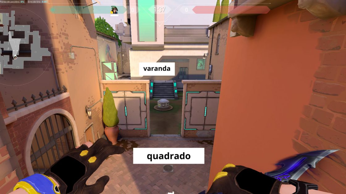 Imagem do mapa Ascent no VALORANT