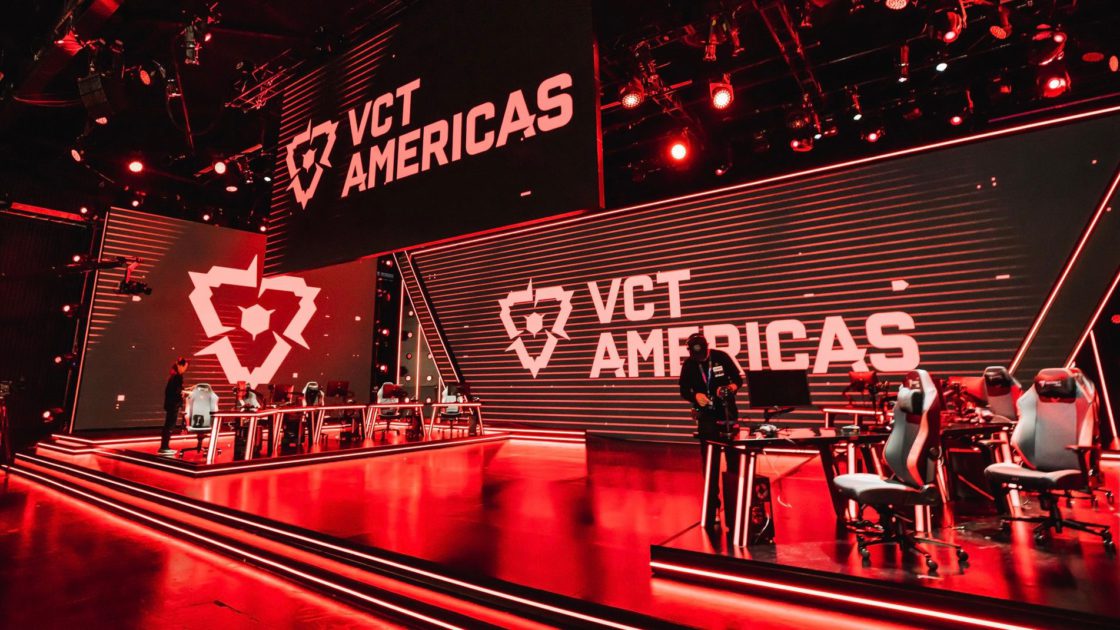 Imagem do palco do VCT Americas 2024