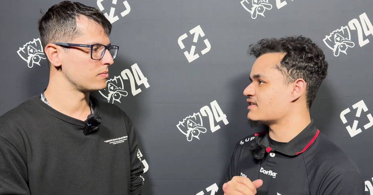 Imagem do pain Gaming Cariok em entrevista ao Mais Esports