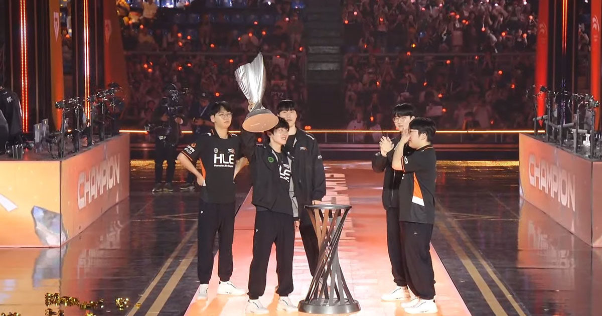 Imagem da Hanwha Life campeãç da LCK 2024 2° split