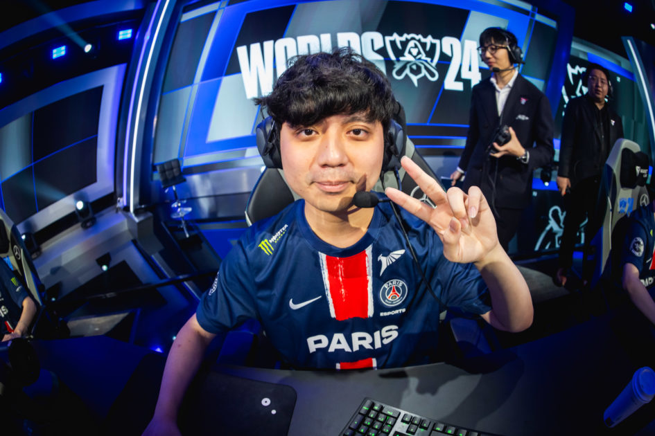 Imagem do Maple do PSG Talon no Worlds 2024