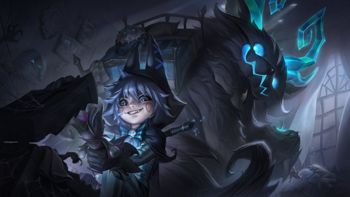 Imagem da skin Nunu e Willump Noite Apavorante no LoL