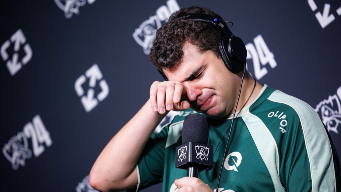 Na foto, Bwipo, top-laner da Flyquest em entrevista exclusiva ao Mais Esports