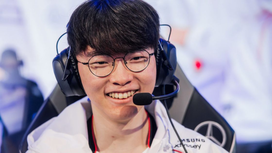 Na imagem, T1 Faker no Worlds 2024