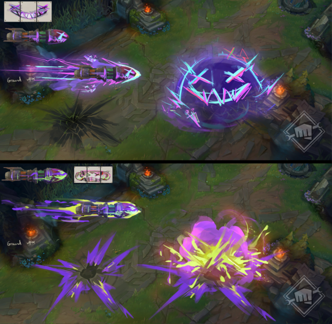 Imagem da skin Jinx Fragmentada do Arcane no LoL