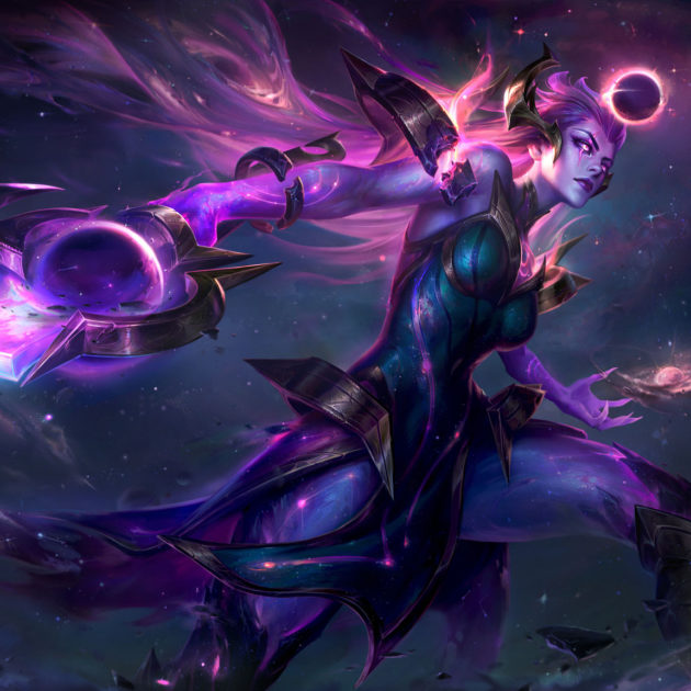 Imagem da nova skin DianaEstrela Negra 2024 no LoL