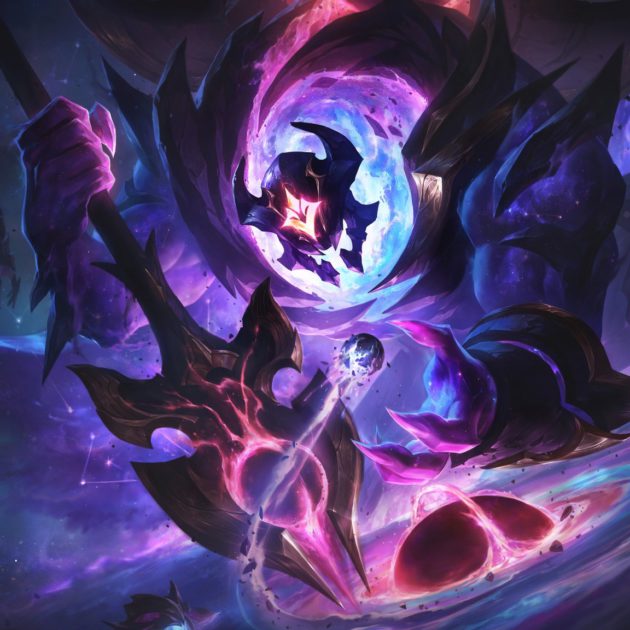 Imagem da nova skin Yorick Estrela Negra 2024 no LoL