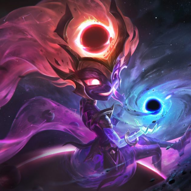 Imagem da nova skin Zoe Estrela Negra 2024 no LoL