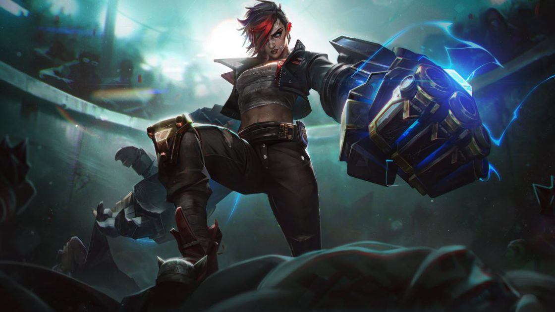 Imagem da skin Vi Lutadora no LoL