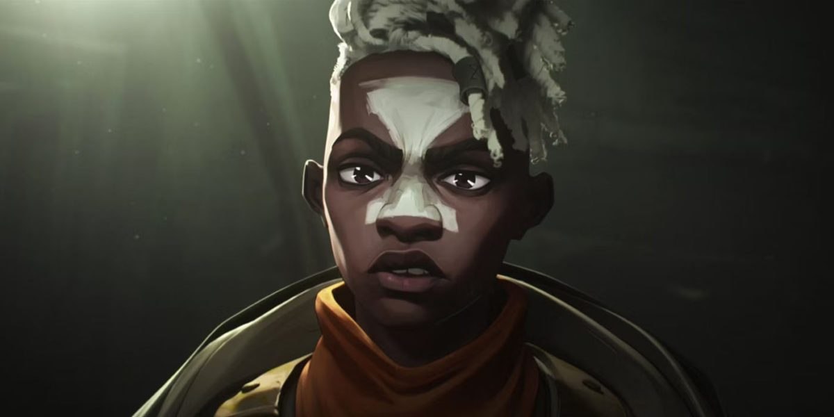 Imagem da campeão Ekko na segunda temporada de Arcane