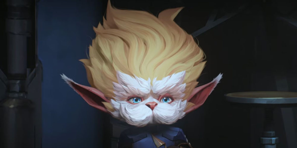 Imagem da campeão Heimerdinger na segunda temporada de Arcane