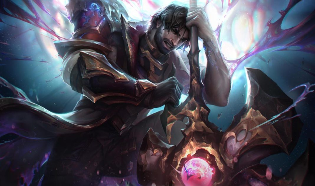 Imagem da nova skin da nova skin Jayce Sobrevivente de Arcane