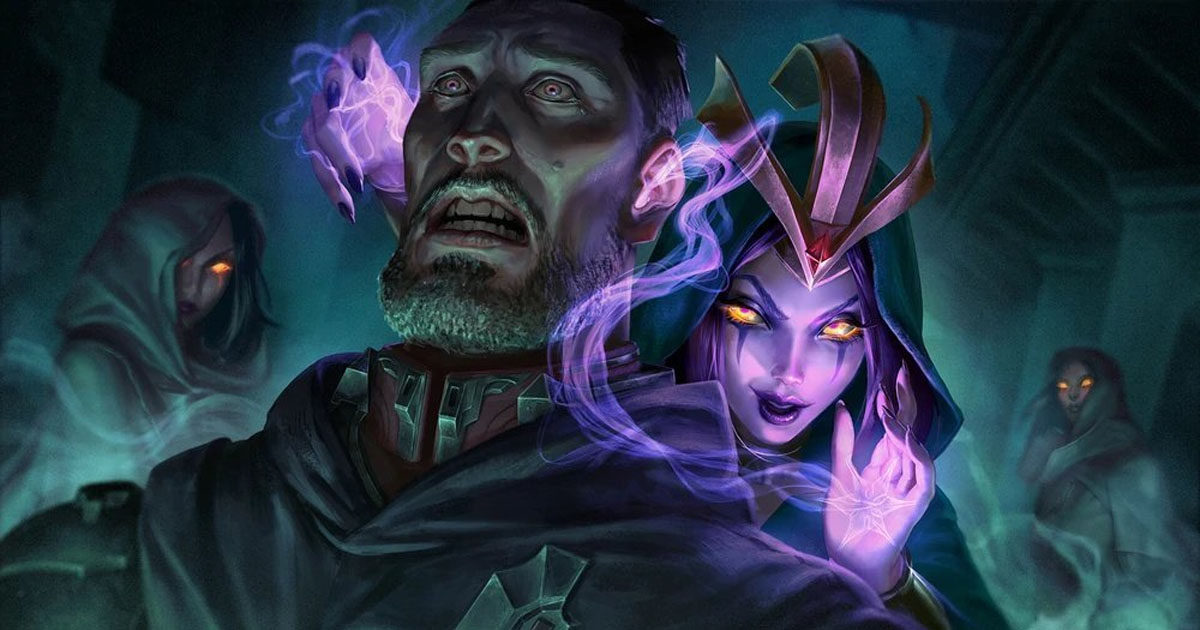 Imagem da LEBlanc na lore do League of Legends