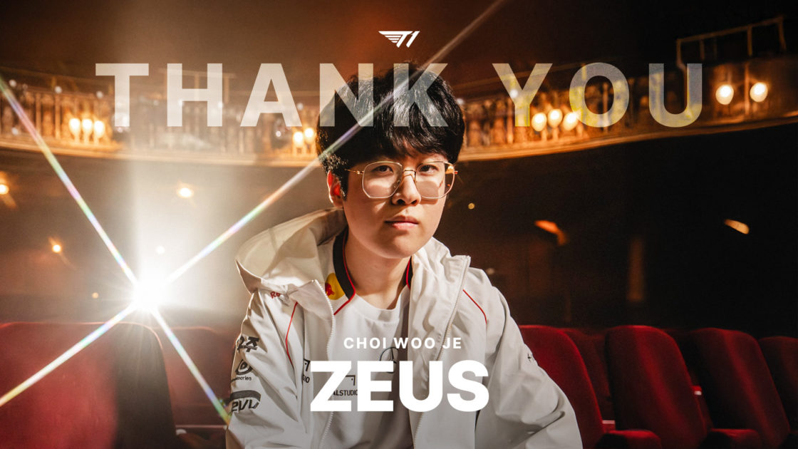 Imagem publicada pela T1 na saída de Zeus