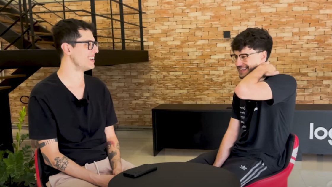 Na foto, Grevhtar, em entrevista ao Mais Esports