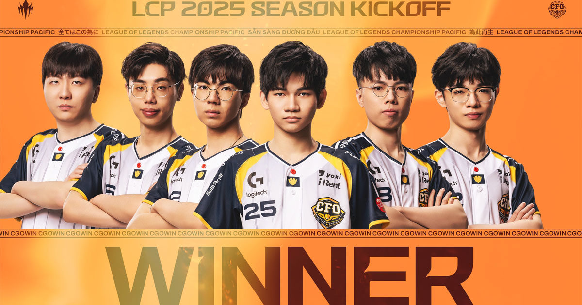 Imagem de divulçgação da CTBC Flying Oyster campeã da LCP 2205