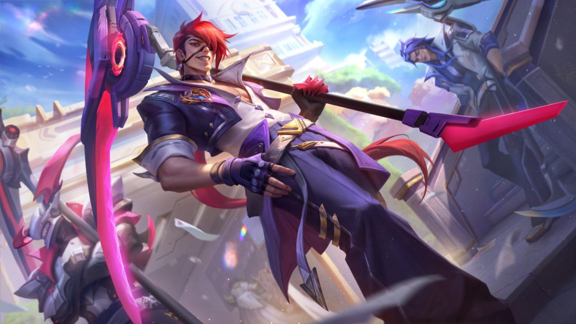 Imagem da skin Kayn Academia de Batalha n LoL