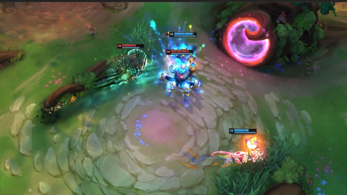 Imagem do novo modo de jogo Brawl no LoL