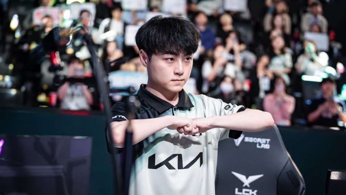 Na foto, Showmaker, mid-laner da Dplus KIA