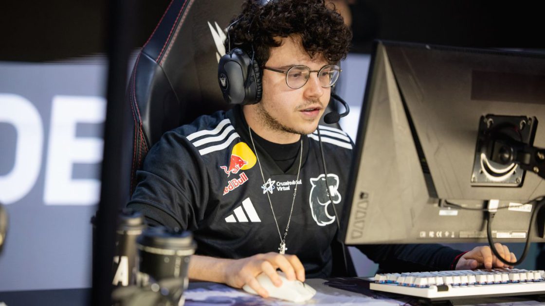 Na foto, o Tutsz, mid-laner da FURIA no CBLOL 2024