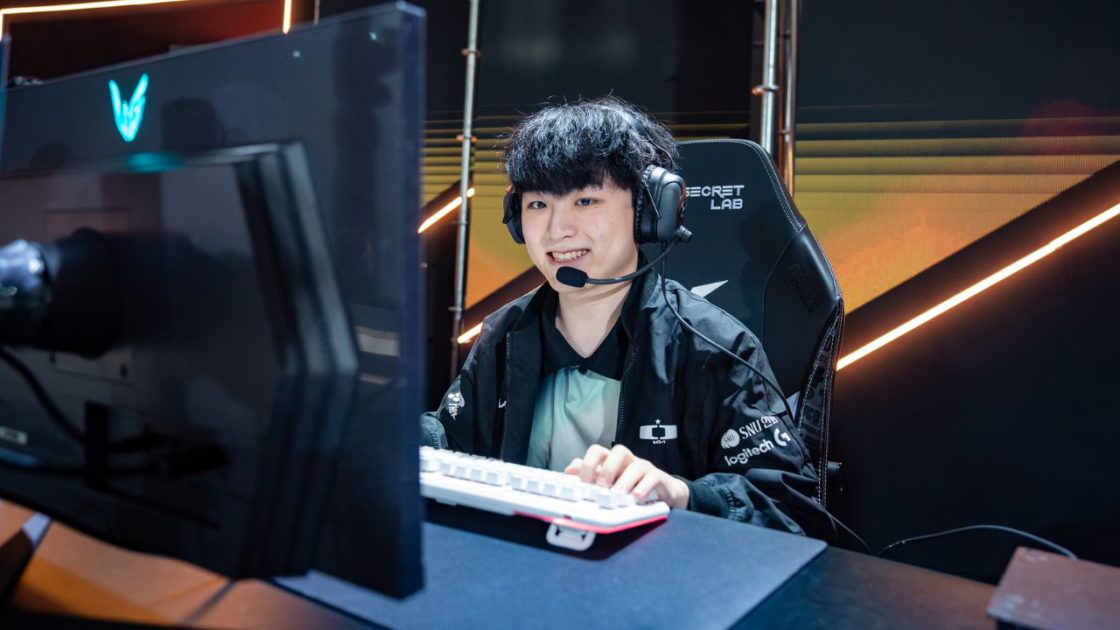 Na foto, Showmaker, mid-laner da Dplus KIA