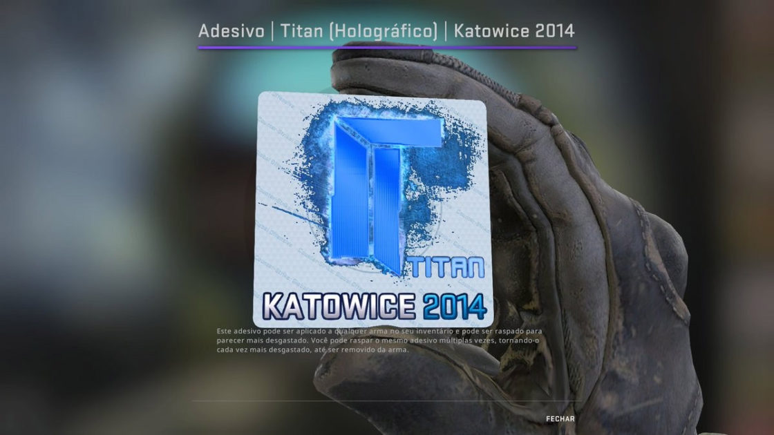 Imagem do adesivo Titan Katowice 2014 no0 CS2