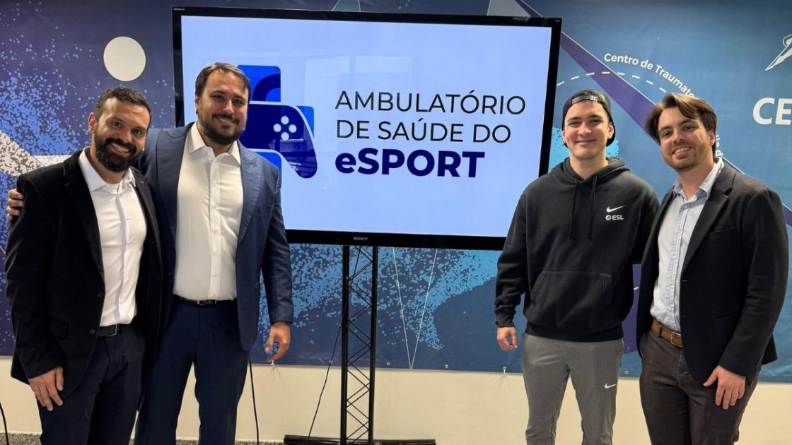 Evento de inauguração do Ambulatório de Saúde do Esport.