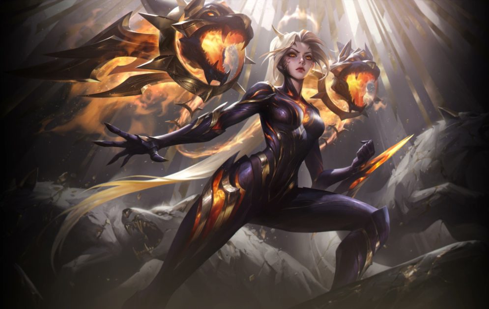 Imagem da skin Kai'Sa Lenda Imortalizada no LoL.