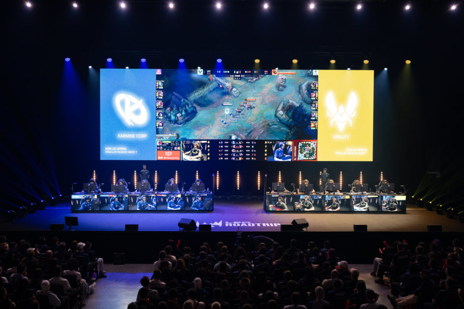 Foto da disputa entre Vitality e Karmine Corp.