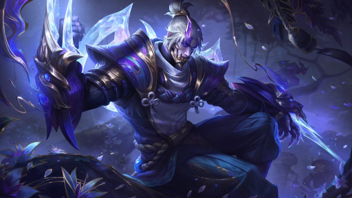 Na foto, o Zed na skin Florescer Espiritual Prestígio 2025