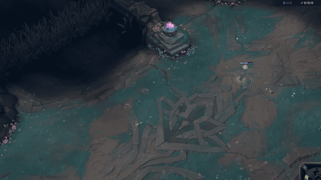 Foto da rota Mid no LoL.