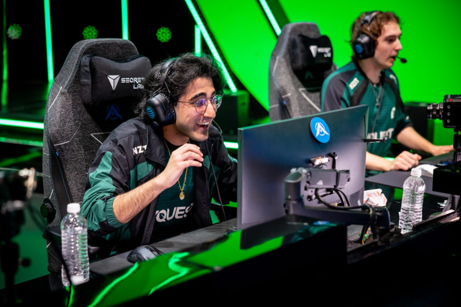 Foto de Massu e Busio durante a final.