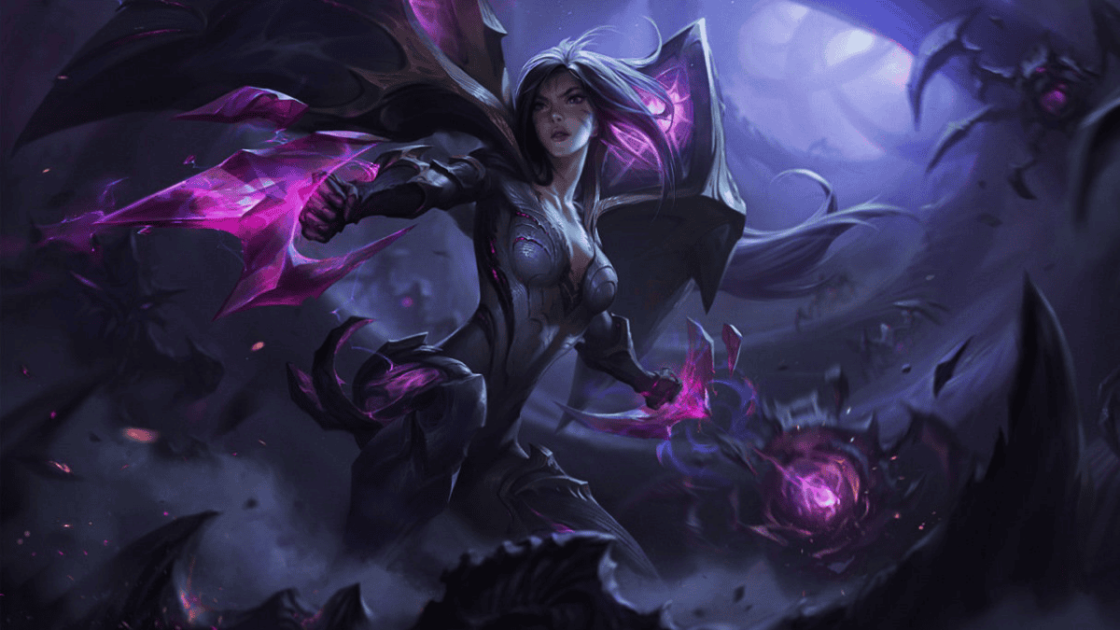 Imagem de Kai'Sa, uma das melhores duplas da Leona no LoL.