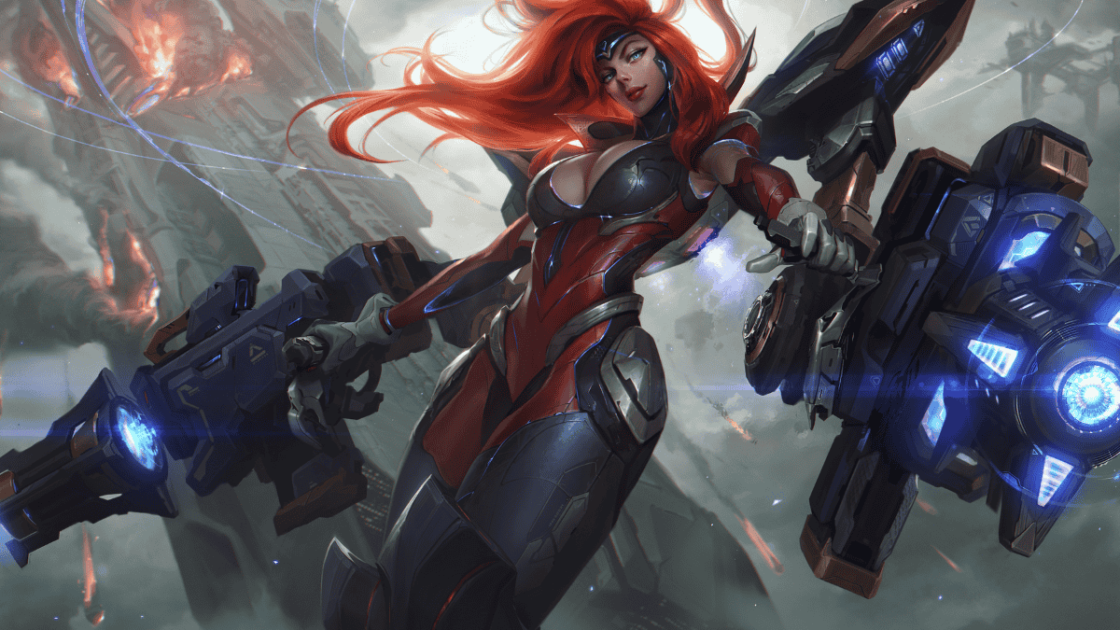 Imagem da Miss Fortune, uma das melhores duplas da Leona.