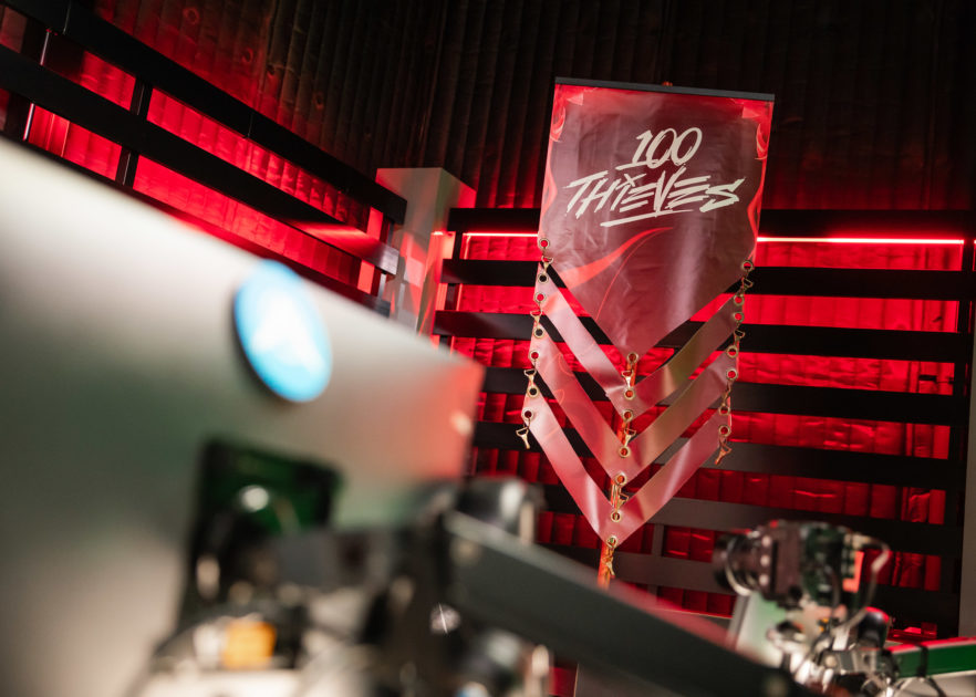 Foto do Banner da 100 Thieves.