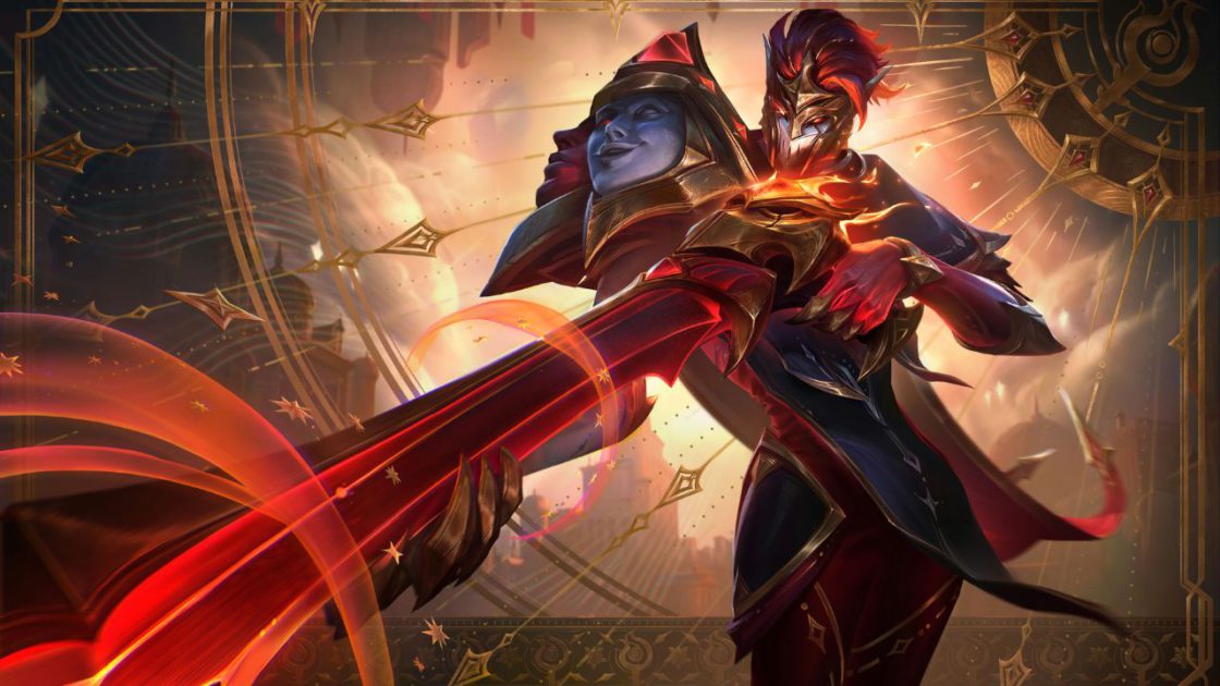 Imagem do Jhin na skin Arcana