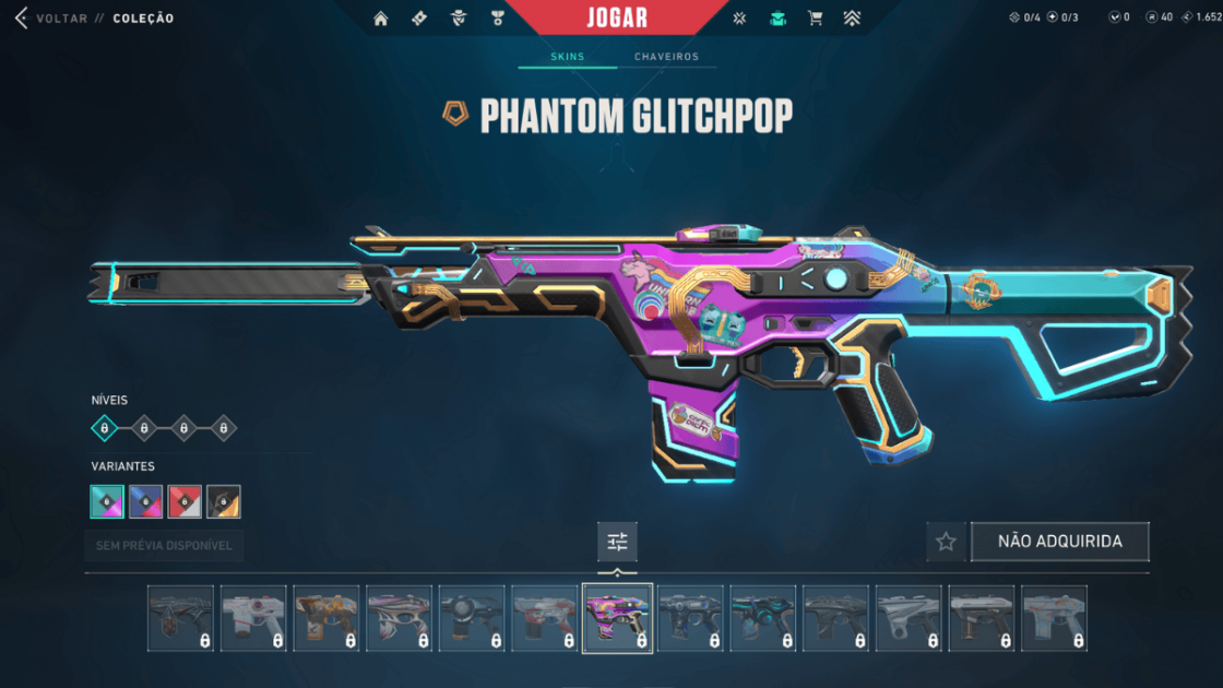 Imagem das melhores skins da Phantom Glitchpop.