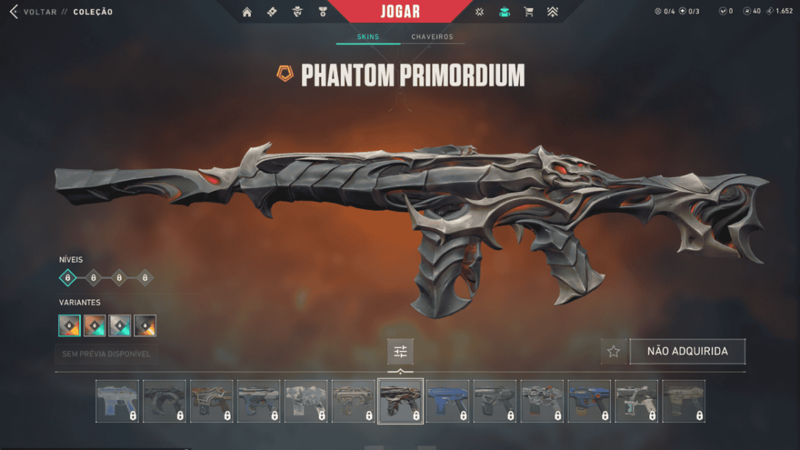 Imagem das melhores skins da Phantom Primordium.