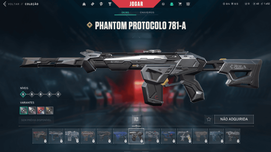 Imagem das melhores skins da Phantom Protocol 781-A.