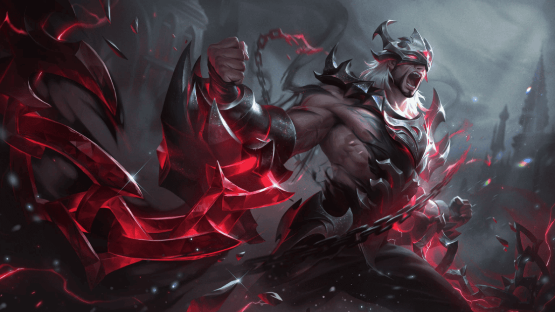 Imagem da nova skin do Sylas Prestígio T1 Worlds 2024.