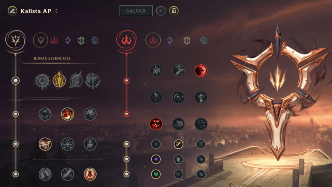 Runas da Kalista AP.