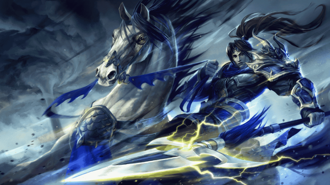 Imagem da skin Xin Zhao Reinos Combatentes.