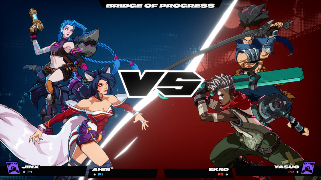 Na foto, a tela de carregamento do 2XKO