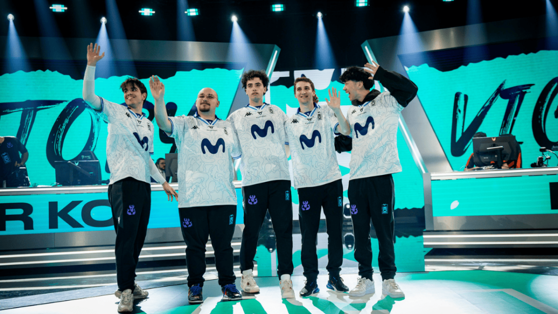 Foto da equipe da Movistar KOI.