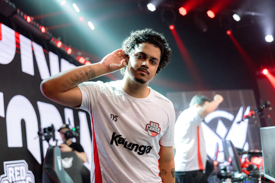 Rabelo em ação durante competição