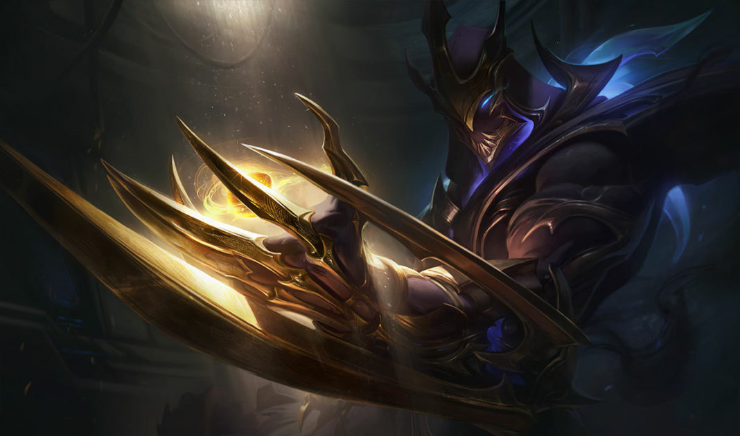 Imagem da skin Zed Galáxia Sombria