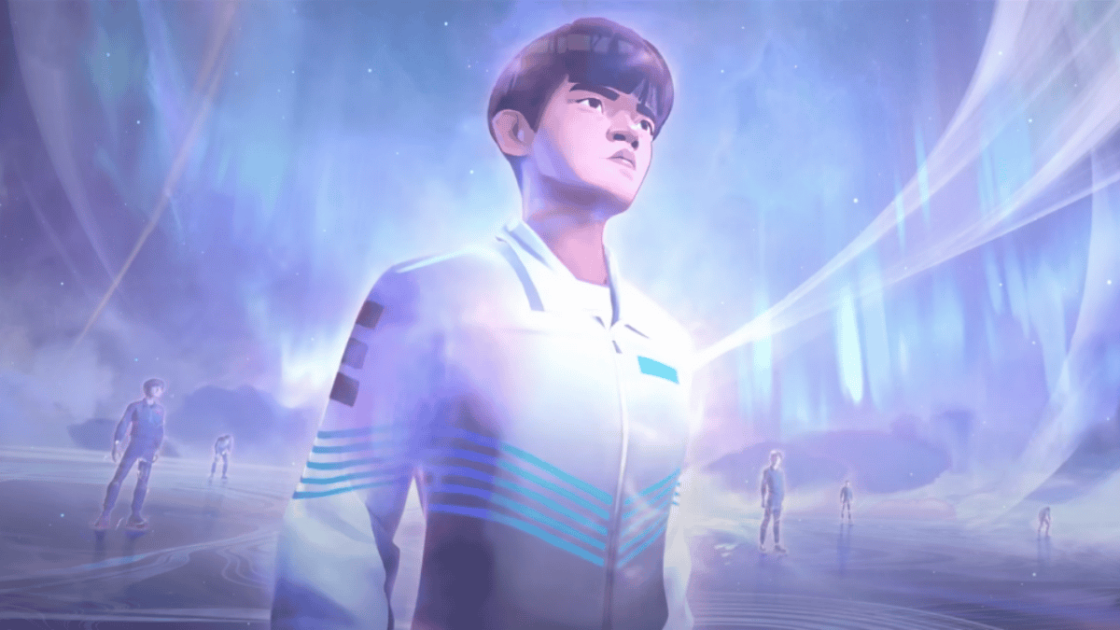 Imagem do jogador Deft no videoclipe da música Sacrifice, tema do Worlds 2025